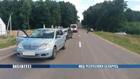 Сегодня в Минской области в ДТП травмированы два ребенка.